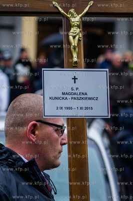 Gdansk. Cmentarz Lostowicki. Pogrzeb Magdy Kunickiej...