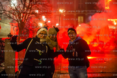 Gdansk. Zabawa sylwestrowa na Targu Weglowym.
31.12.2015
fot....