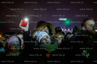 Gdansk. Targ Weglowy. 24 Final Wielkiej Orkiestry Swiatecznej...