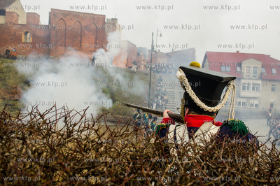 Tczew. Okolice murow obronnych. Piata inscenizacja...