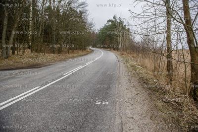 Mierzeja Wiślana. 
Nz miejsce planowanego przekopu...