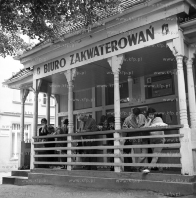 Charakterystyczny budynek Biura Zakwaterowan w Sopocie....