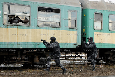 Wspolne cwiczenia antyterorystow, policji, strazy granicznej...