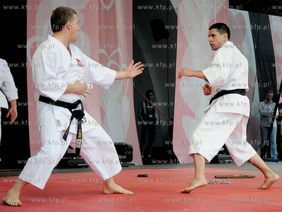 III Ogolnopolski Zlot Fanow M jak Milosc. Pokaz karate...