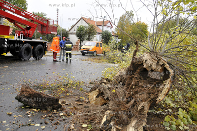 Polamane drzewa, przygniecione auta, zniszczone dachy...