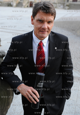 Gdansk. Dwor Artusa. Wreczenie Medali sw. Wojciecha...