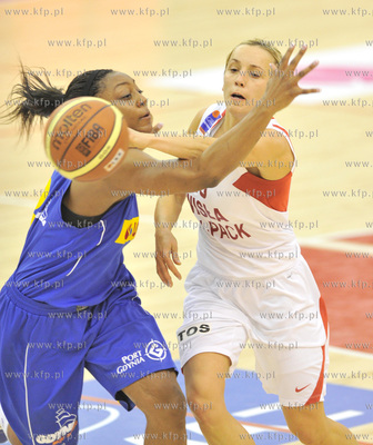 Hala Wisly w Krakowie. Ford Germaz Ekstraklasa. Koszykarki...