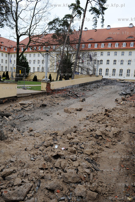 Sopot. Remont dojazdu do hotelu Grand. 24.11.2010 fot....
