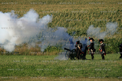 Rekonstrukcja bitwy z okresu kampanii napoleonskiej...