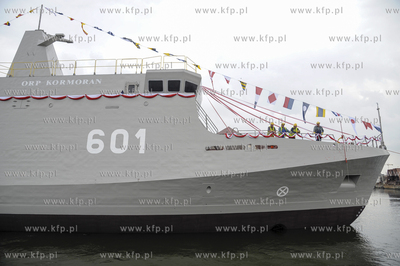 Gdansk  Stocznia Remontowa Shipbuilding Chrzest i wodowanie...