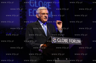Gdansk, GLOBE FORUM 2009. Nz Jerzy Buzek - przewodniczacy...