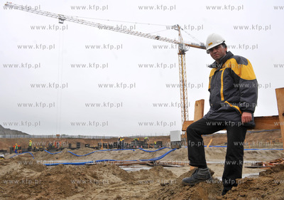 Gdansk. Rebiechowo. Uroczystosc wmurowania kamienia...