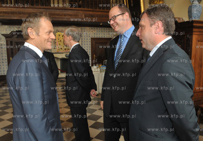 Gdansk, Dwor Artusa. Byly Prezydent Brazylii, Luiz...