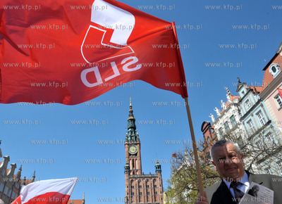 Manifestacja 1 majowa z okazji Swieta Pracy zorganizowana...
