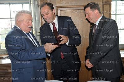 Dwor Artusa w Gdansku. Uroczystosc wreczenia Nagrody...