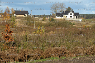 Wies Sulmin na Kaszubach. Okolica widziana z drogi...