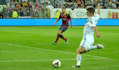 PGE ARENA w Gdansku. Super-Mecz miedzy Lechia Gdansk,...