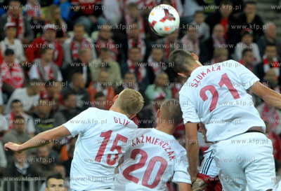 Gdansk. PGE Arena. Mecz towarzyski Polska- Dania. Nz....