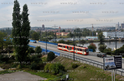 Gdansk. Otwarcie Mostu Siennickiego dla ruchu samochodowego....