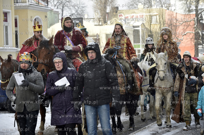 Orszak Trzech Króli w Sopocie. Ul.Tadeusza Kościuszki....