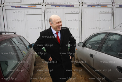 Sekretarz Generalny UEFA David Taylor odwiedzil Gdansk....