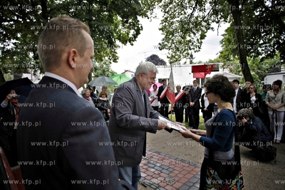Gdansk. Uroczystosc nadania imienia Krzysztofa Kolbergera...