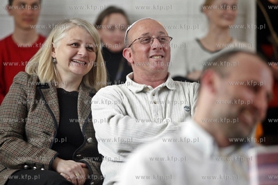 Gdansk. Synagoga przy ul. Partyzantow. Purim - karnawal...