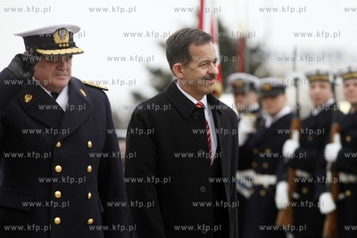 Gdynia. ORP Blyskawica. Wizyta ambasadora Stanow Zjednoczonych...