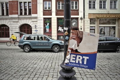 Elblag.  II  tura wyborow prezydenckich w Elblagu....
