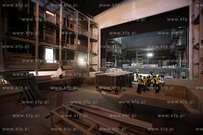 Budowa Teatru Szekspirowskiego w Gdansku.15.04.2014fot....