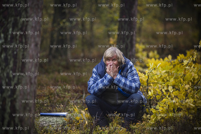 Lasy piaśnickie koło WejherowaPlan zdjęciowy filmu...