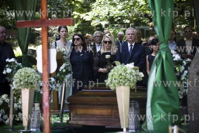 Powtórny pogrzeb Arama Rybickiego na cmentarzu Srebrzyskow...
