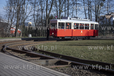 Gdańsk Strzyża. Walentynkowy tramwaj Konstal N. 14.02.2020...