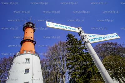 Latarnia morska w Rozewiu. 25.04.2021 fot. Paweł Marcinko...