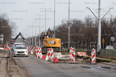 Remont nawierzchni ul. Hallera w Gdańsku. 30.03.2026...