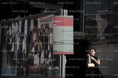 Wystawa pt. Solidarnosc Narodow, nieopodal Reichstagu,...