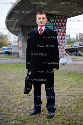 Gdansk. Wysepka na Wezle Kliniczna. Konferencja prasowa...