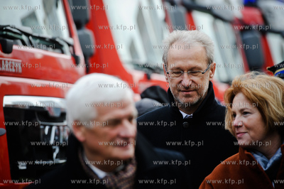 Gdansk. Komenda Wojewodzkiej PSP w Gdansku. Przekazanie...