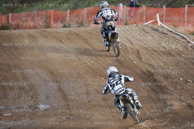 Gdansk. Tor motocrossowy przy ul. Starogardzkiej. Zawody...