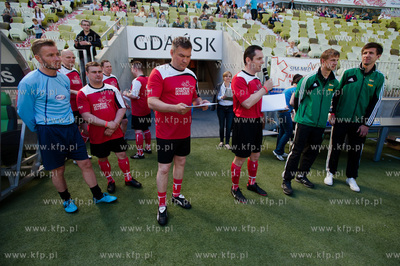 Gdansk. Stadion PGE Arena. Mecz z pewna wygrana - mecz...