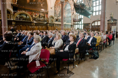 Gdansk. Dwor Artusa. Uroczystosc wreczenia Nagrody...
