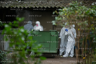 Gdansk. Podworze kamienicy przy ul. Dlugi Targ. Odnalezienie...