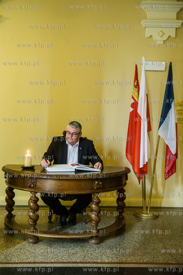 Gdańsk. Nowy Ratusz. Siedziba Rady Miasta. Wyłożona...