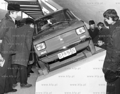 Prezentacja w Gdansku nowego polskiego samochodu fiata...