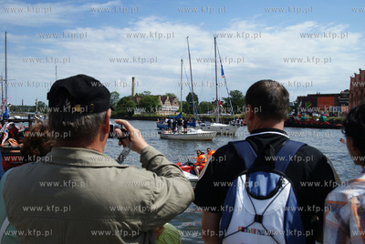 Gdansk. Baltic Sail. Parada jachtow po Motlawie.
12.07.2009
fot....