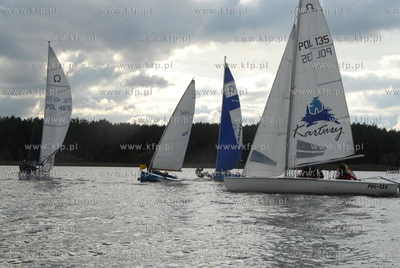 Regaty na jeziorze Kamienickim gm. Sierakowice podczas...