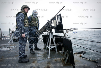 Zatoka Gdanska. Okret Marynarki Wojennej USA, USS RAMAGE...