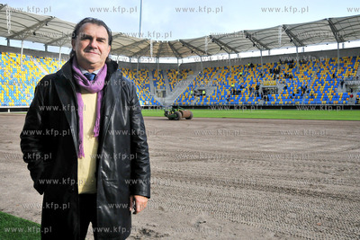Dzien Otwarty na budowanym stadionie pilkarskim przy...