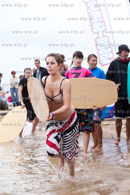 Gdansk Jelitkowo Nz zawody II edycji Polish Skimboarding...