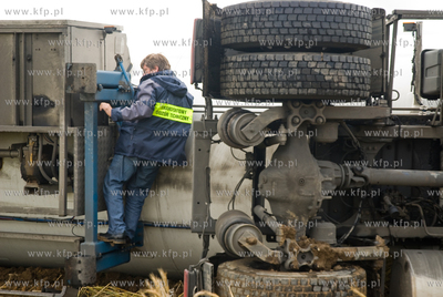 W podslupskiej miejscowosci Saborze, na drodze krajowej...